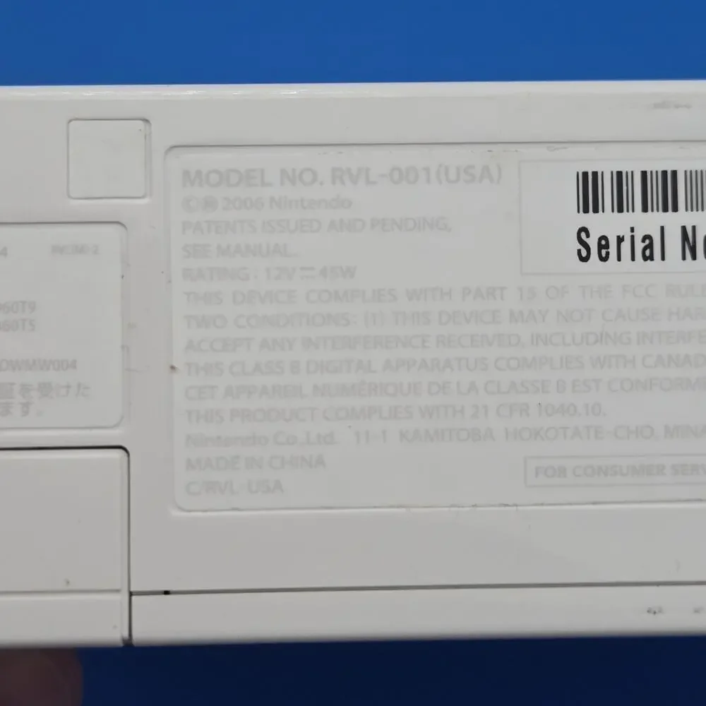 Nintendo Wii RVL-001 White Console Bundle Tested Working Remote Nunchuk Cords